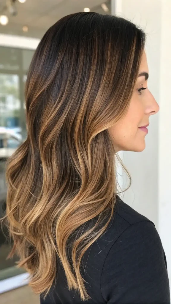 golden blonde balayage hair (10)