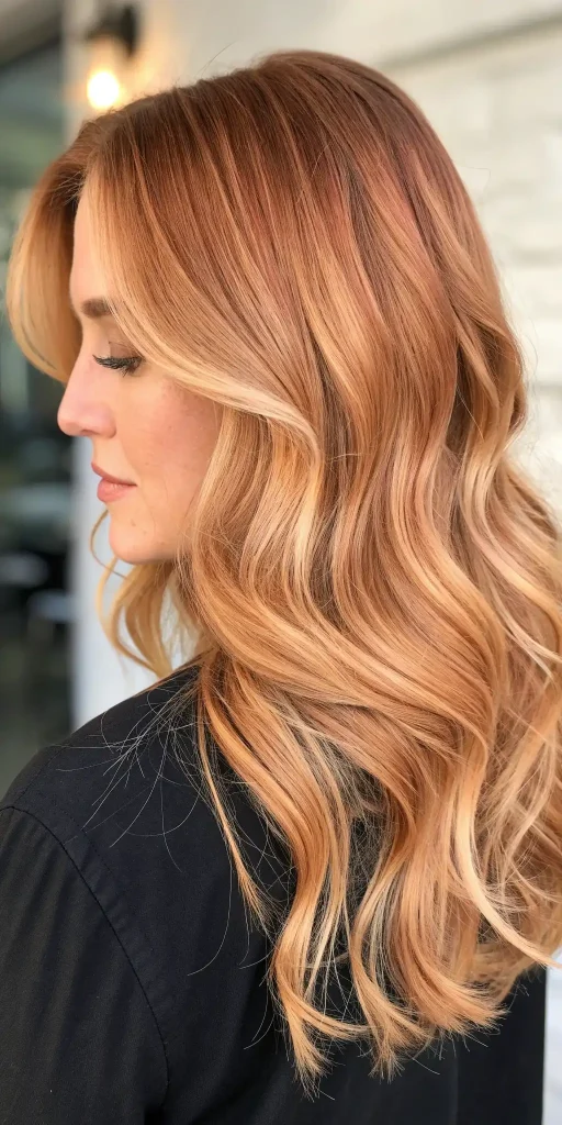 golden blonde balayage hair (7)