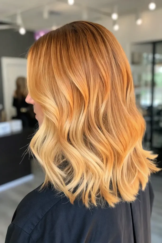 golden blonde balayage hair (9)
