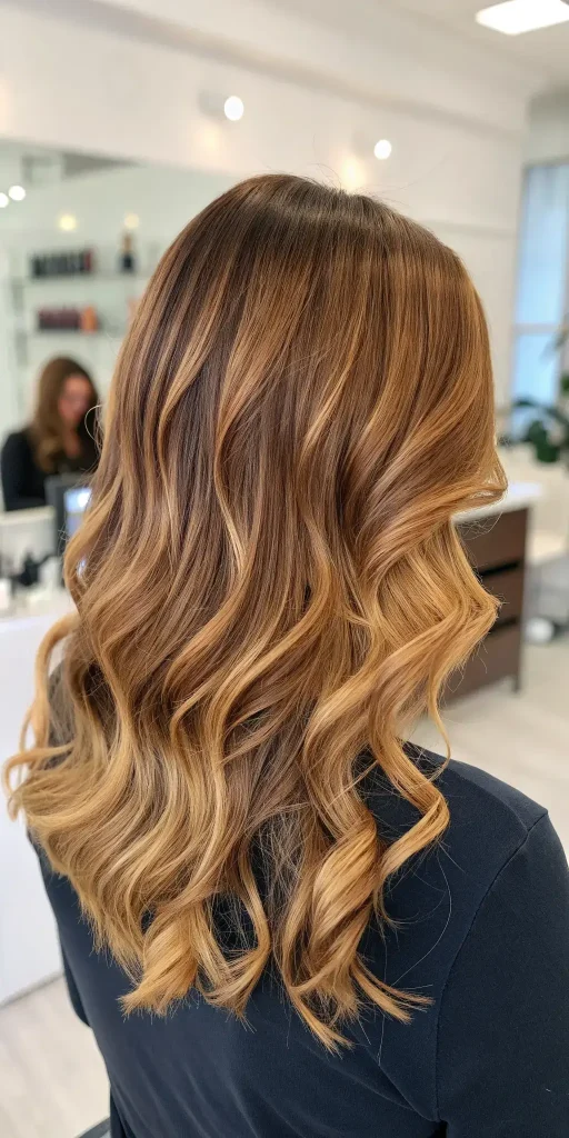 honey caramel balayage hair (3)
