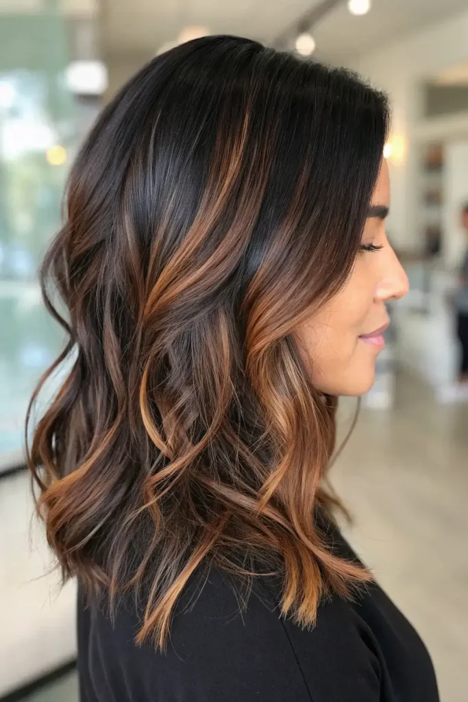 honey caramel balayage hair (5)