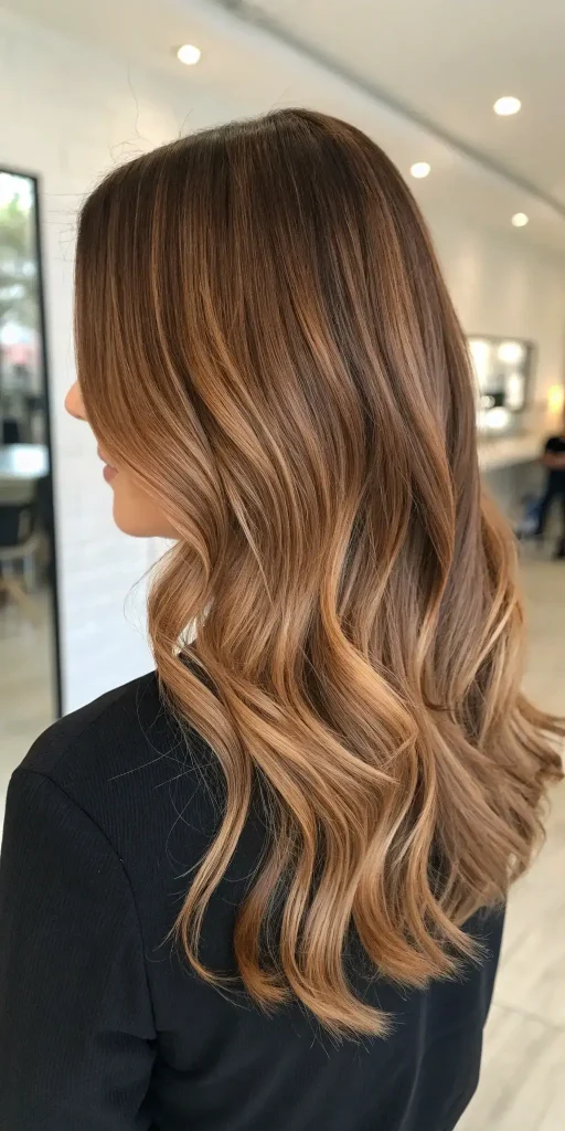honey caramel balayage hair (6)