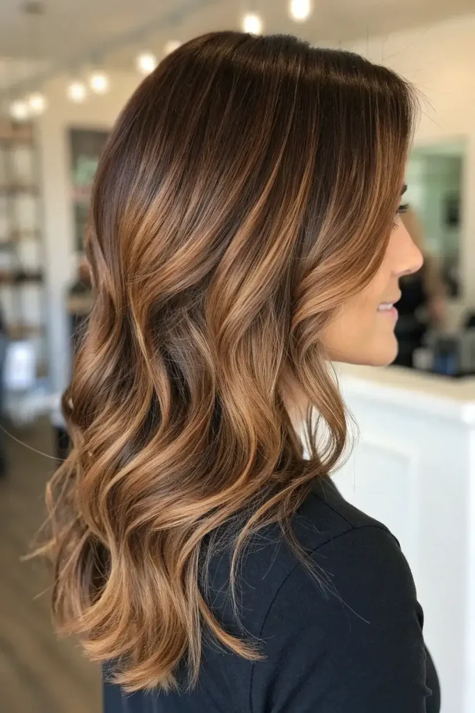 honey caramel balayage hair (9)