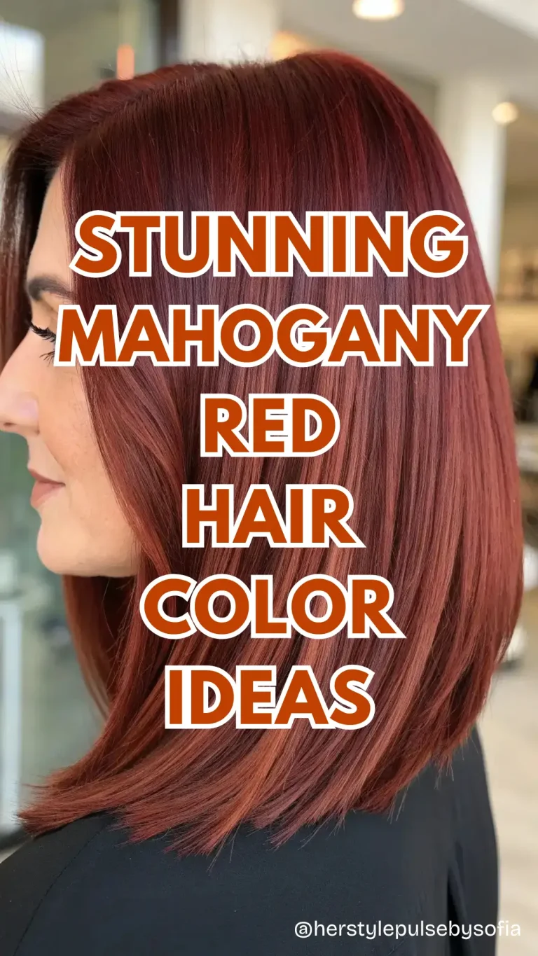 mahogany red hair color Ideas