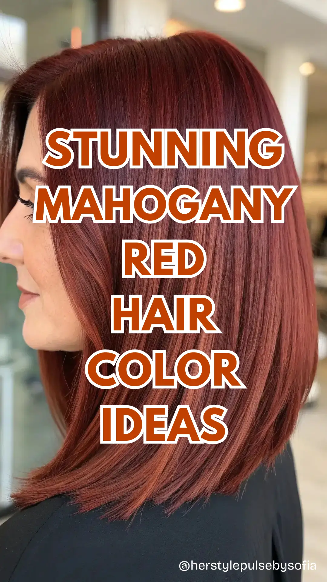 mahogany red hair color Ideas