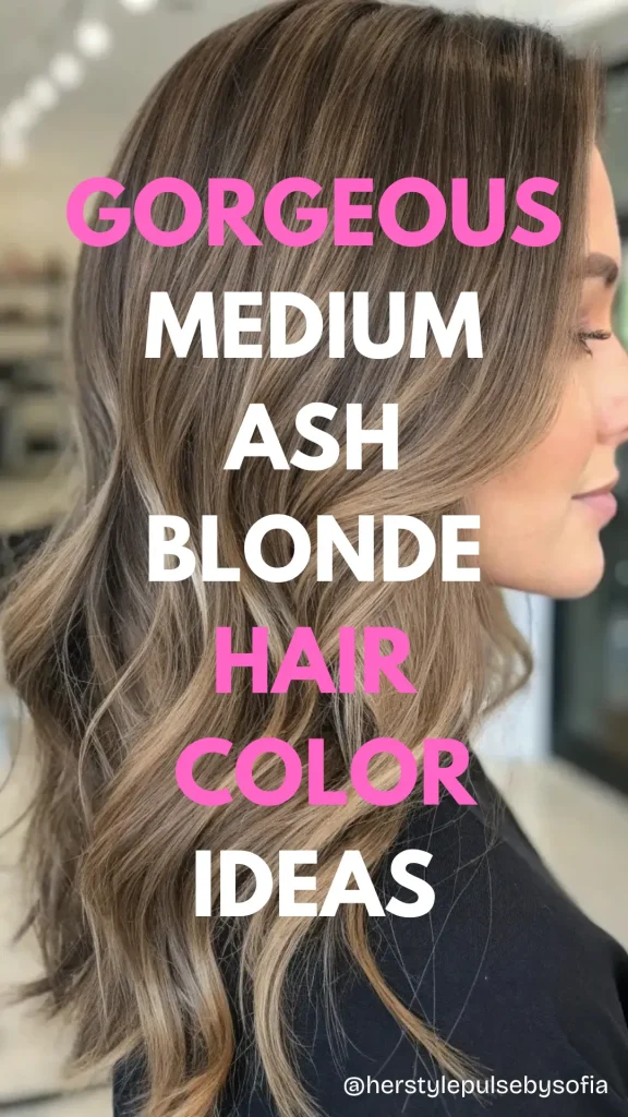 medium ash blonde Hair Color Ideas