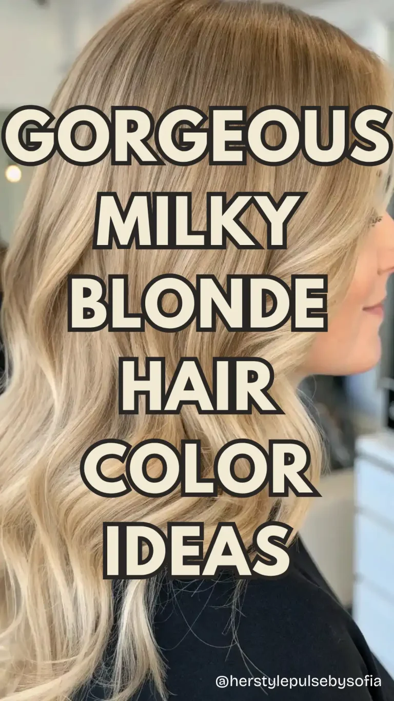 milky blonde hair color ideas
