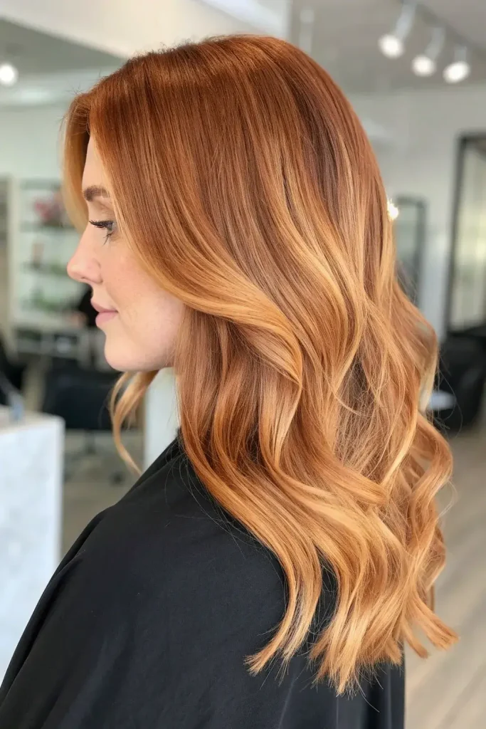 natural auburn hair with balayayge (9)