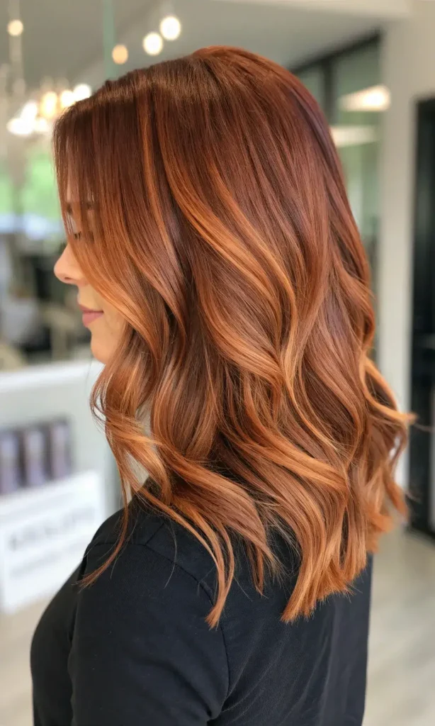 natural auburn hair with balayayge (4)