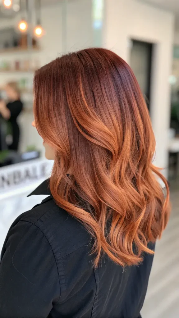 natural auburn hair with balayayge (5)