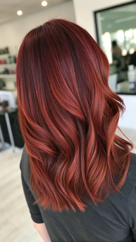 natural auburn hair with balayayge (8)
