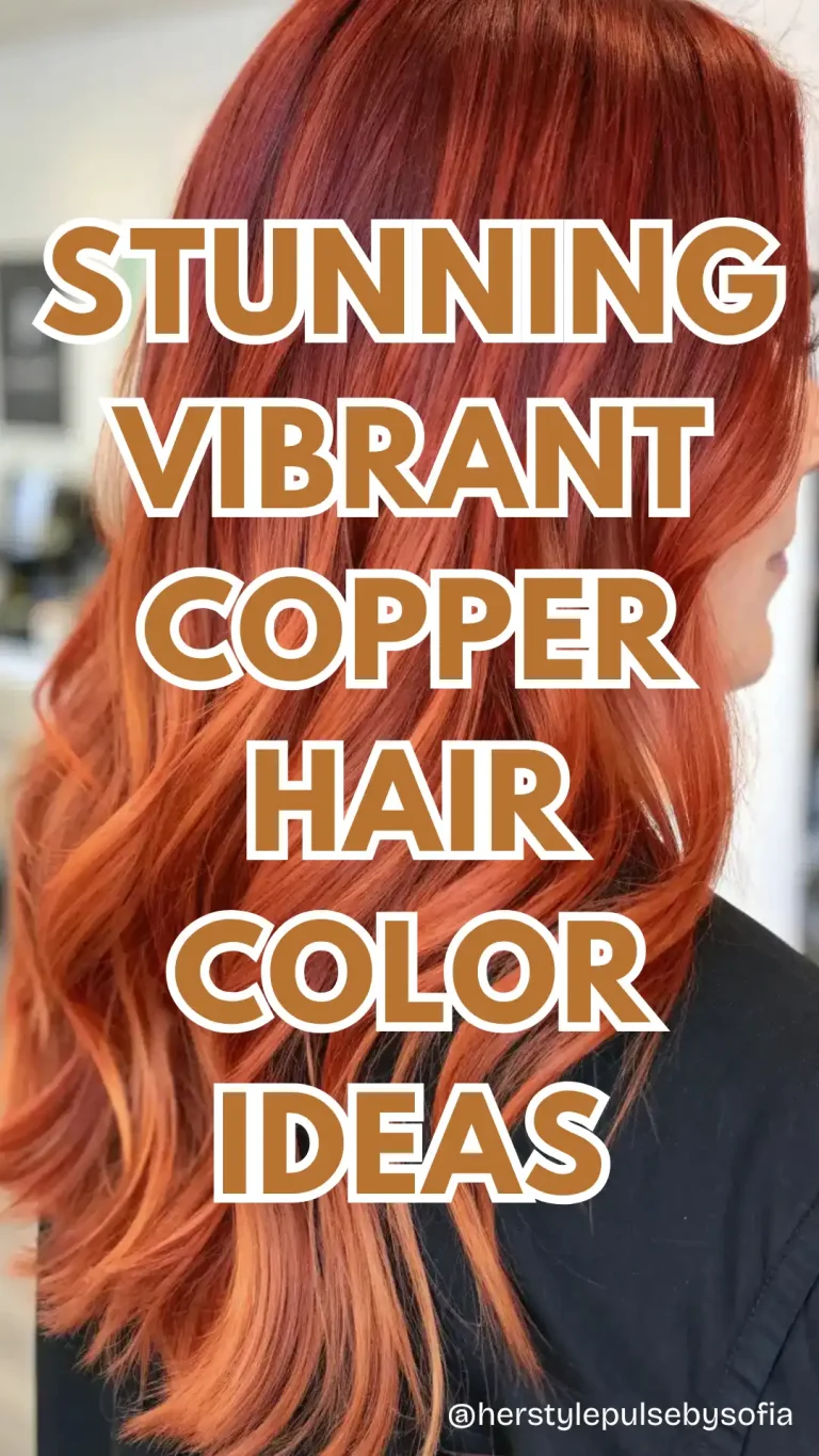vibrant copper hair color ideas