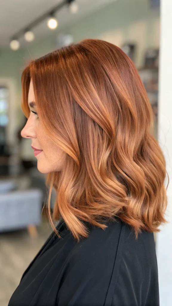 warm copper and blonde balayage (10)