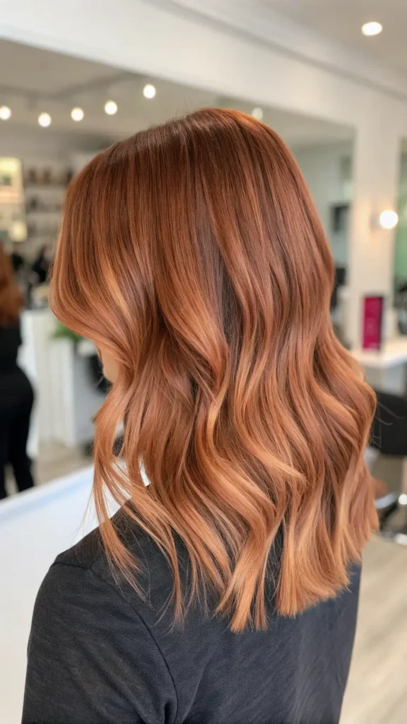 warm copper and blonde balayage (5)