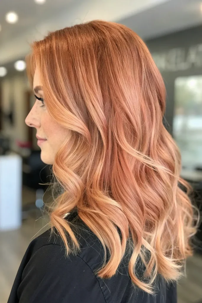 warm copper and blonde balayage (6)