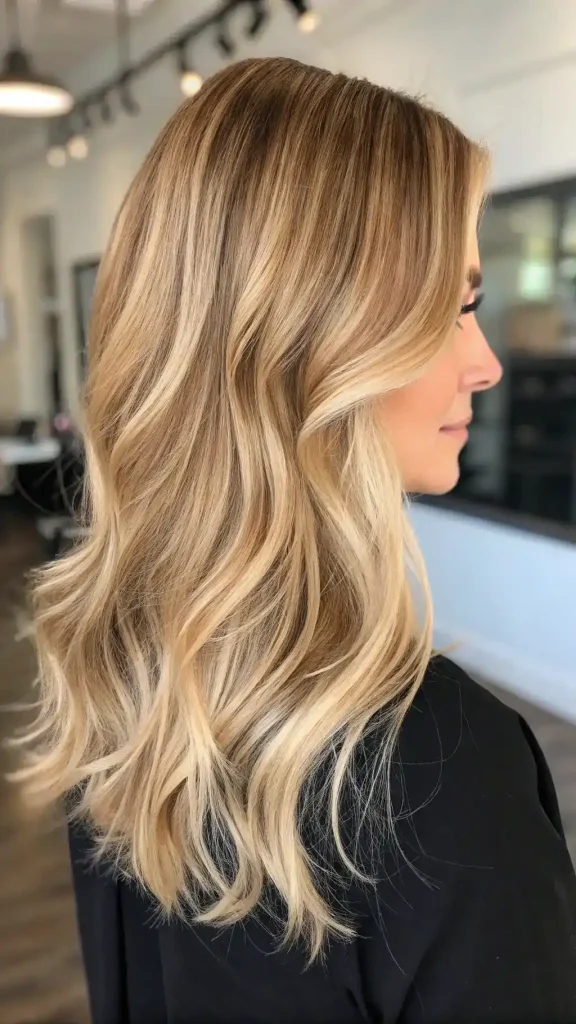 Blonde with brown lowlights caramel (3)