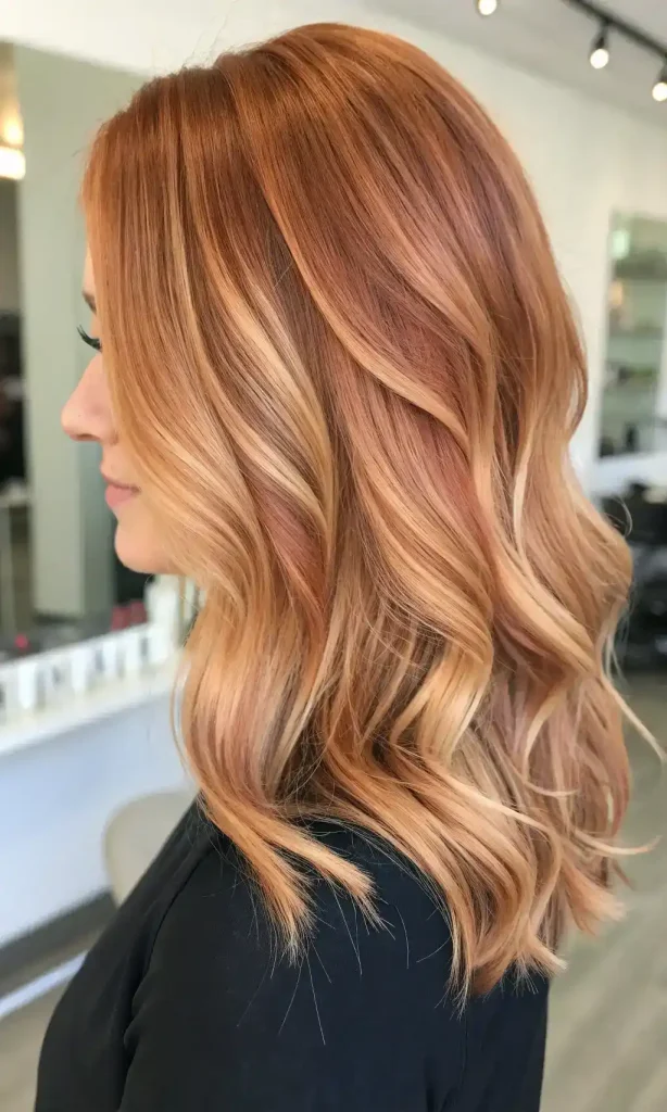 Blonde with brown lowlights caramel (5)