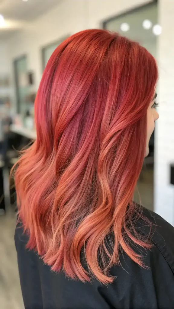 Burgundy and Pink Hair (10)