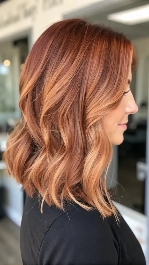Cinnamon Highlights on Blonde Hair (3)