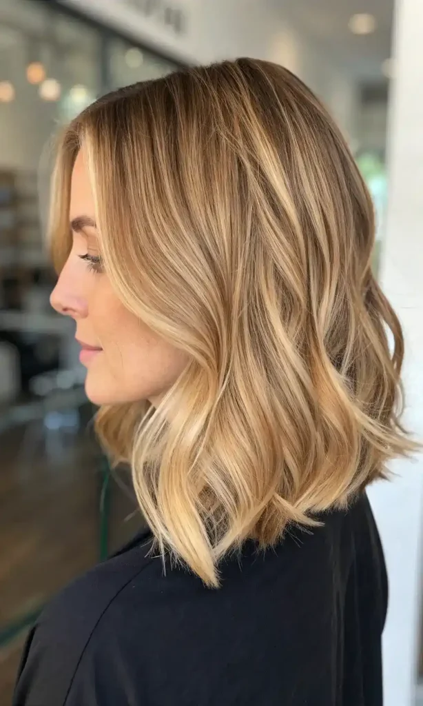 Cinnamon Highlights on Blonde Hair (5)