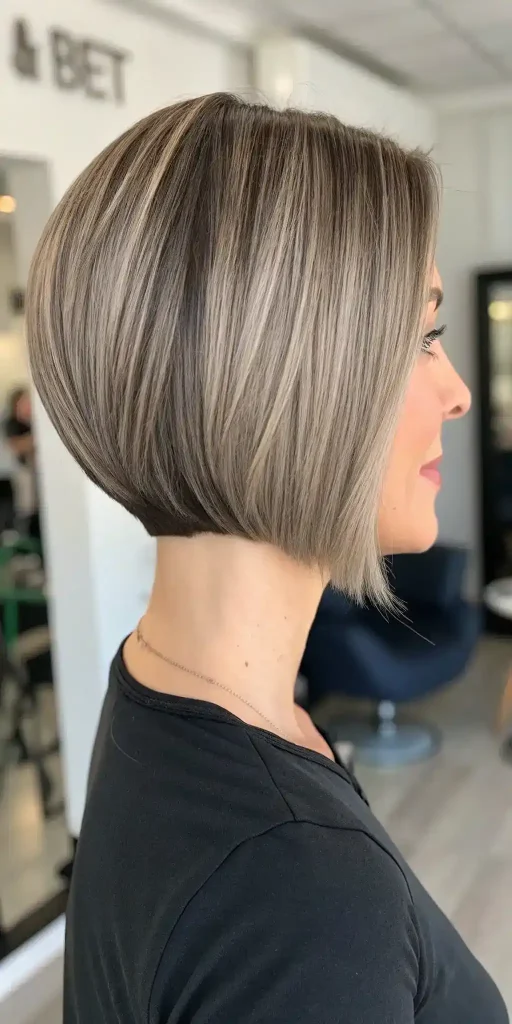 Dark Brown Hair with Ashy Highlights (6)