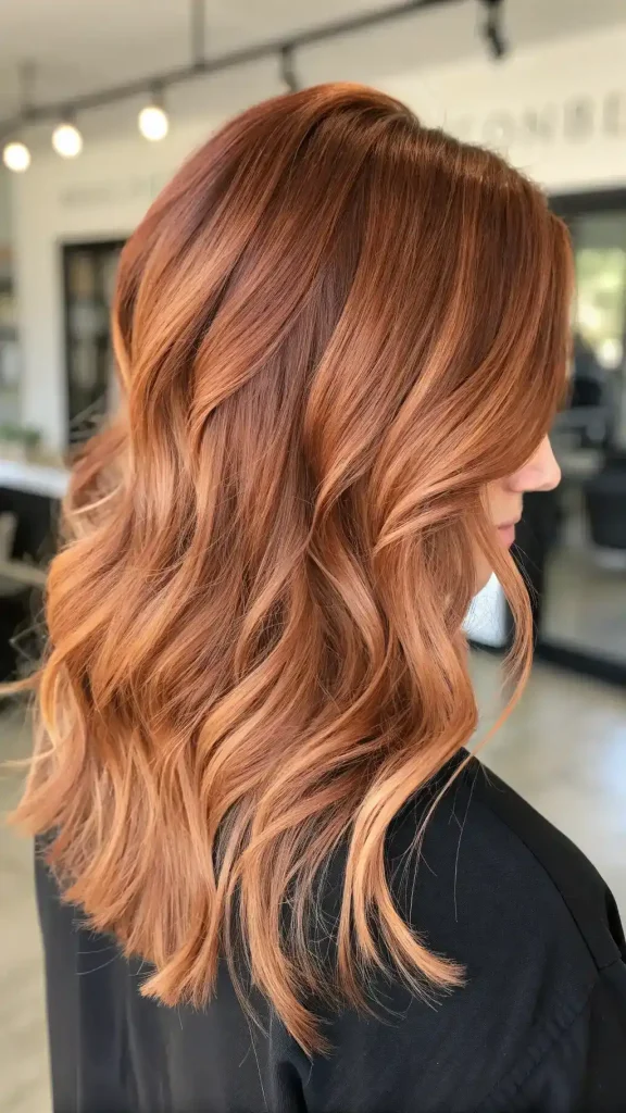Light Brown Copper Balayage hair (8)