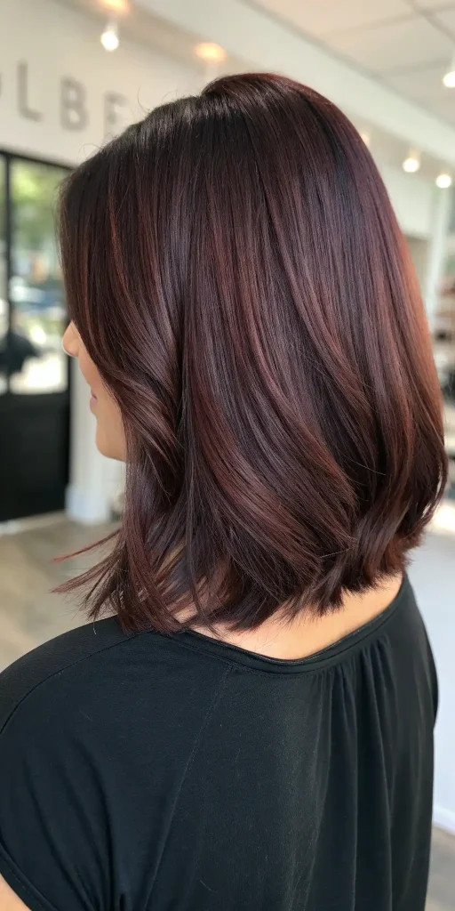 Medium Burgundy Brown Hair (10)