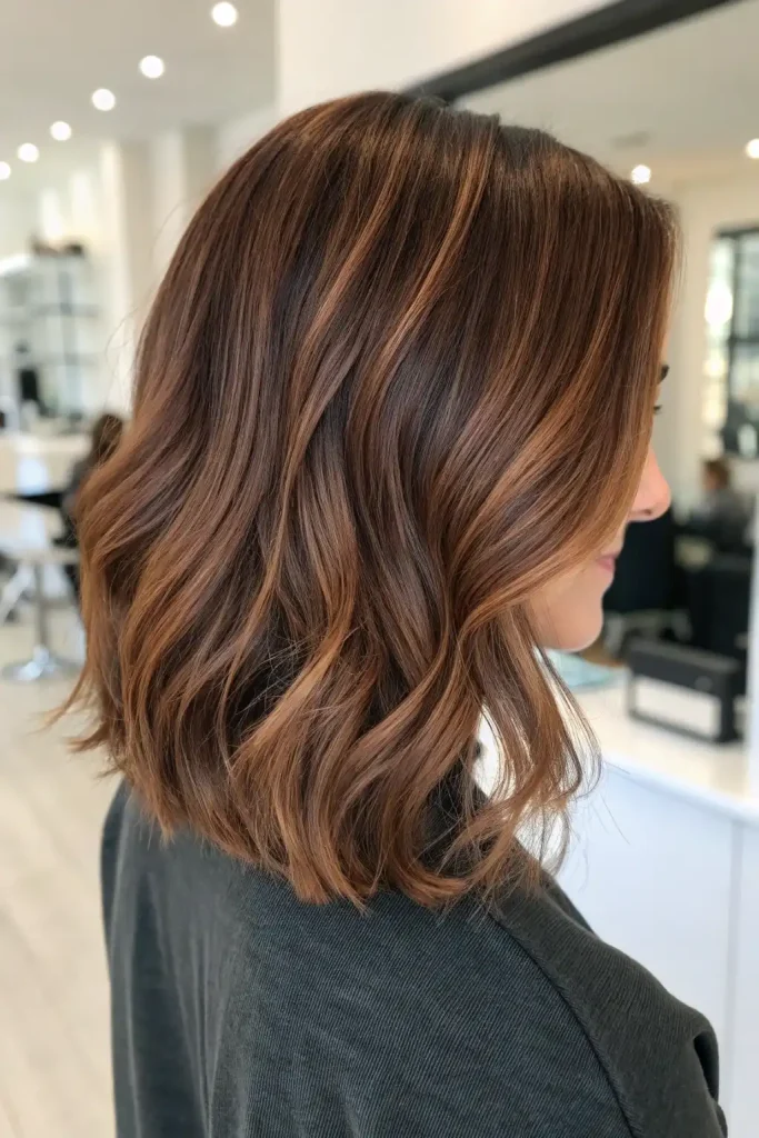 Reddish Brown Hair with Highlights (2)