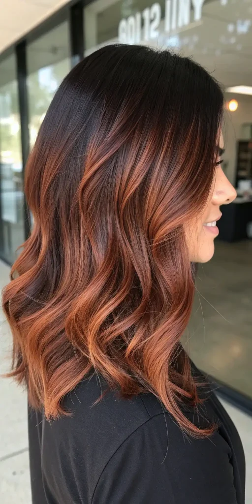 Reddish Brown Hair with Highlights (3)