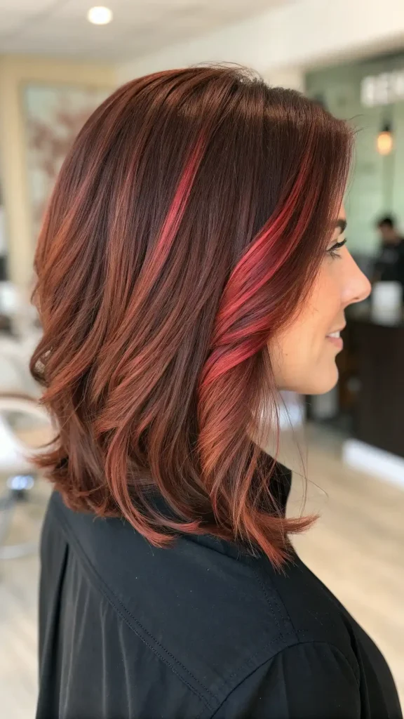 Reddish Brown Hair with Highlights (4)