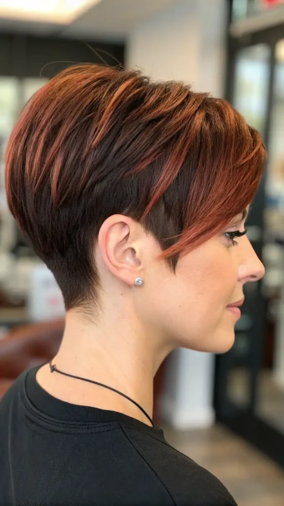 Reddish Brown Hair with Highlights (7)