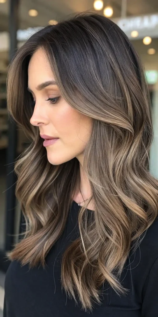 Smokey ash blonde hair balayage (10)