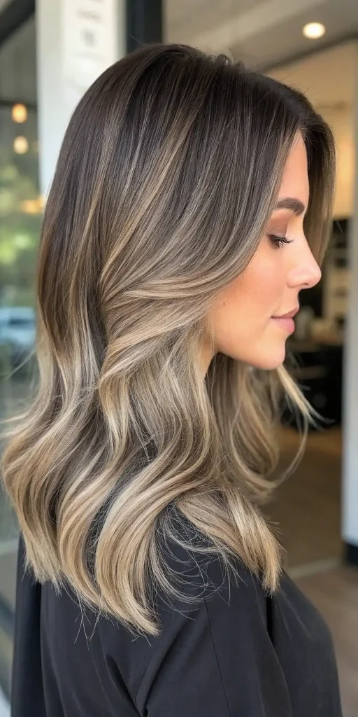 Smokey ash blonde hair balayage (6)