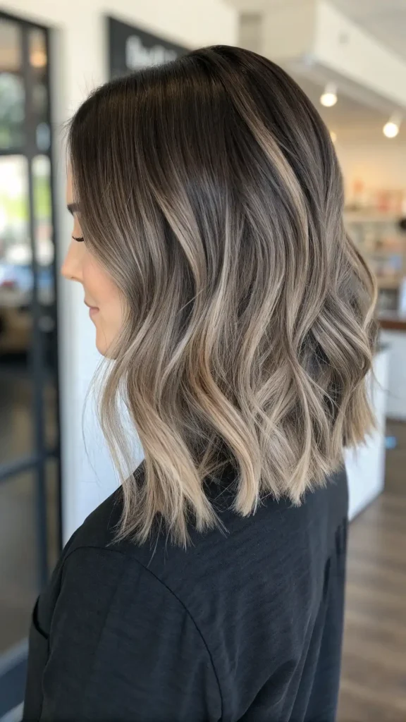 Smokey ash blonde hair balayage (8)