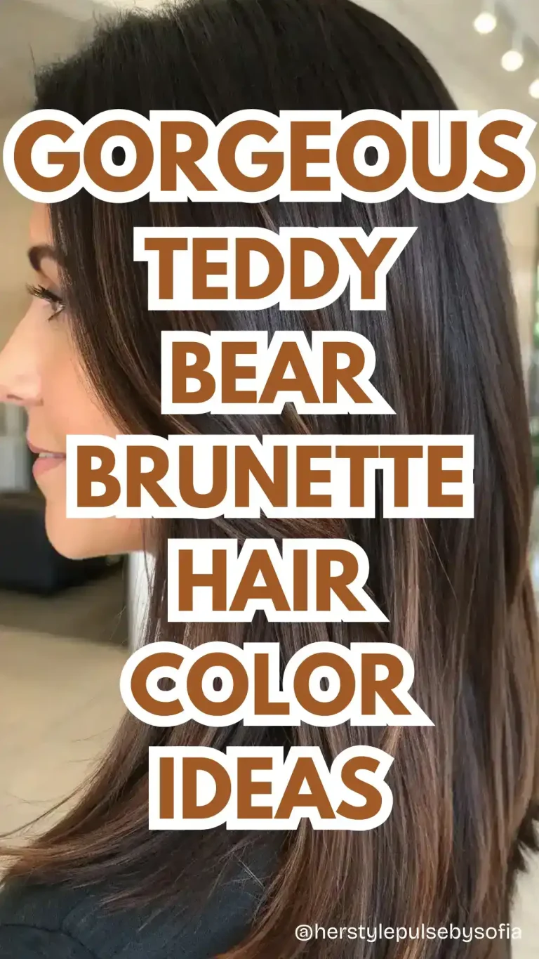 Teddy Bear Brunette Hair Color Ideas