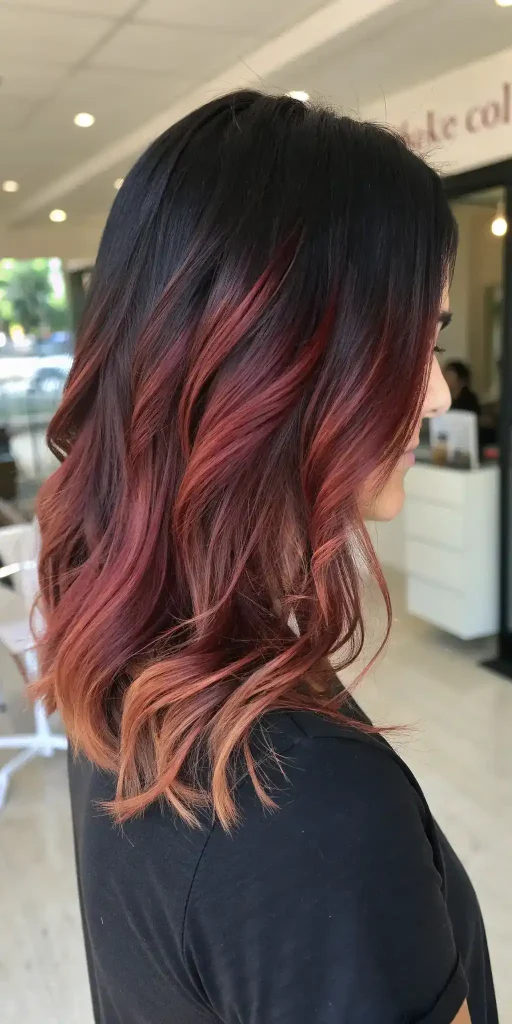 black cherry hair with highlights (6)