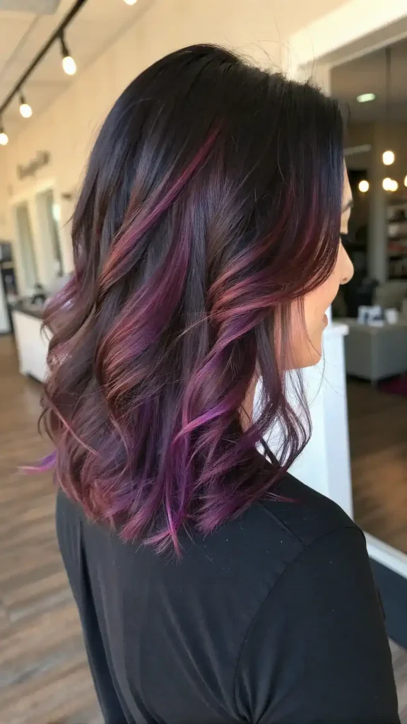 black cherry hair with highlights (7)
