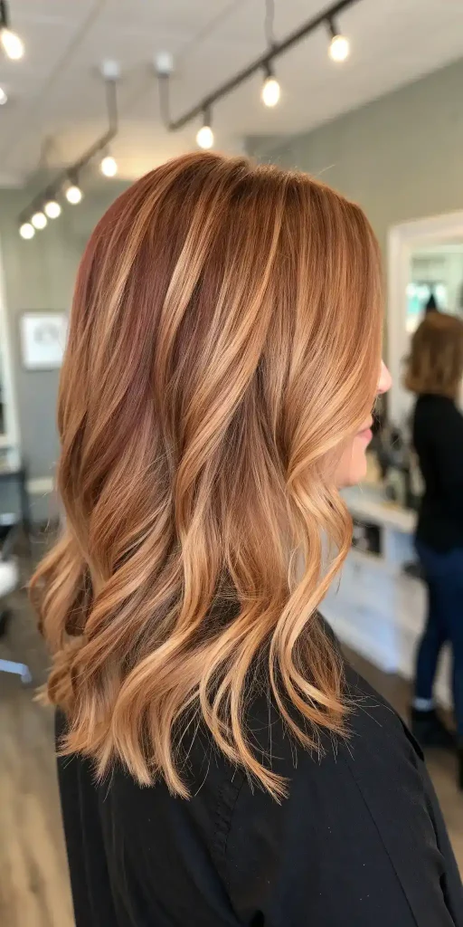 blonde hair with auburn lowlights (3)