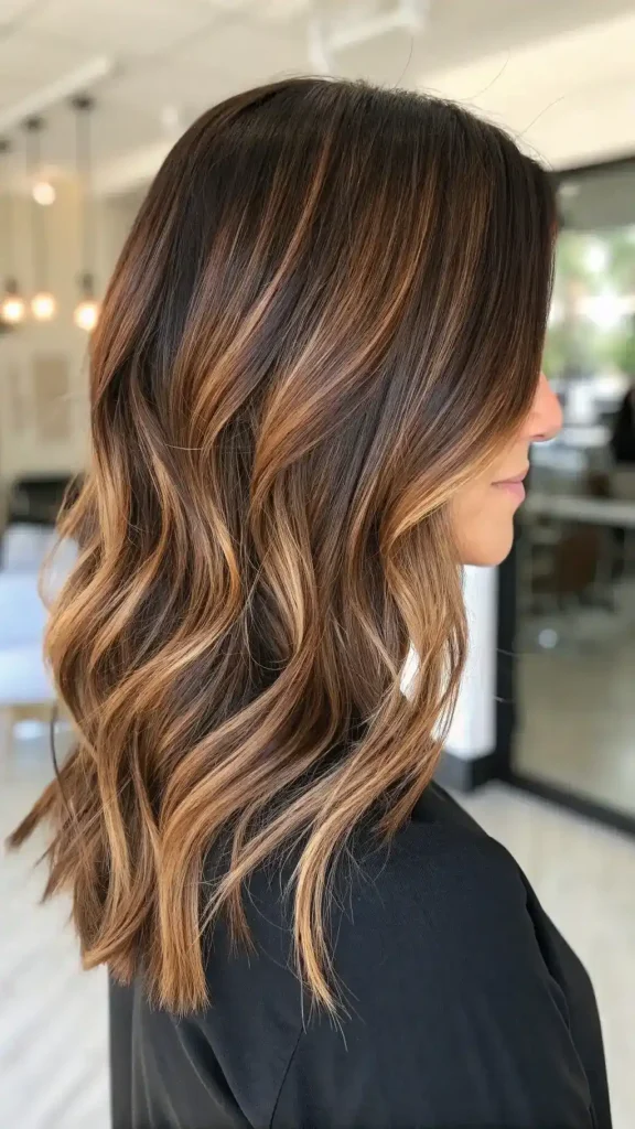 blonde with brown lowlights caramel (8)