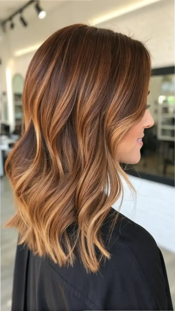 brownish red hair with blonde highlights (1)