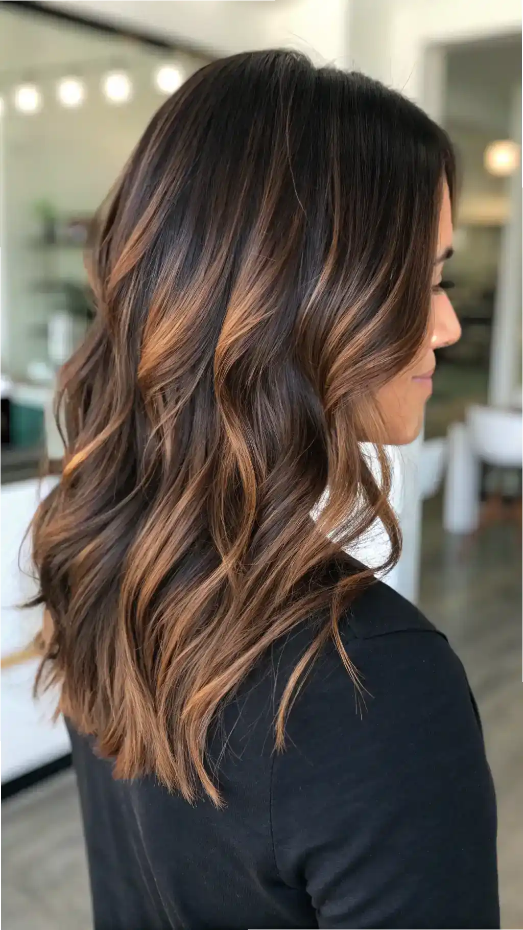 brunette babylights on dark hair (1)