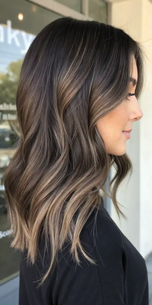 brunette babylights on dark hair (3)
