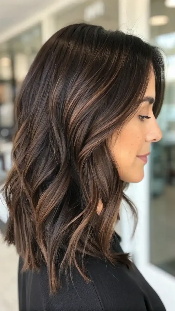 brunette babylights on dark hair (8)