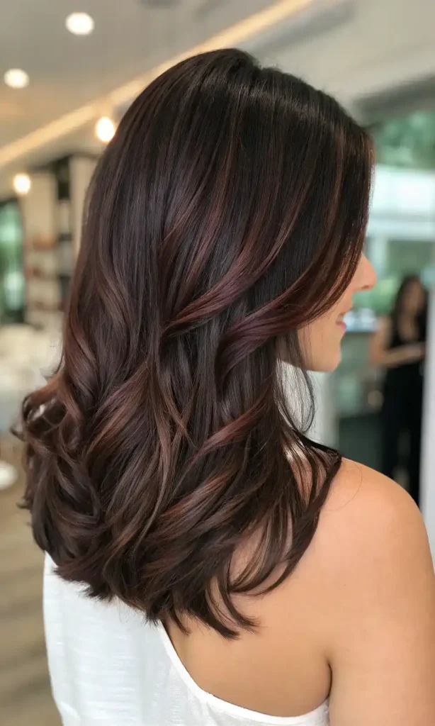 cherry brown hair with highlights (1)
