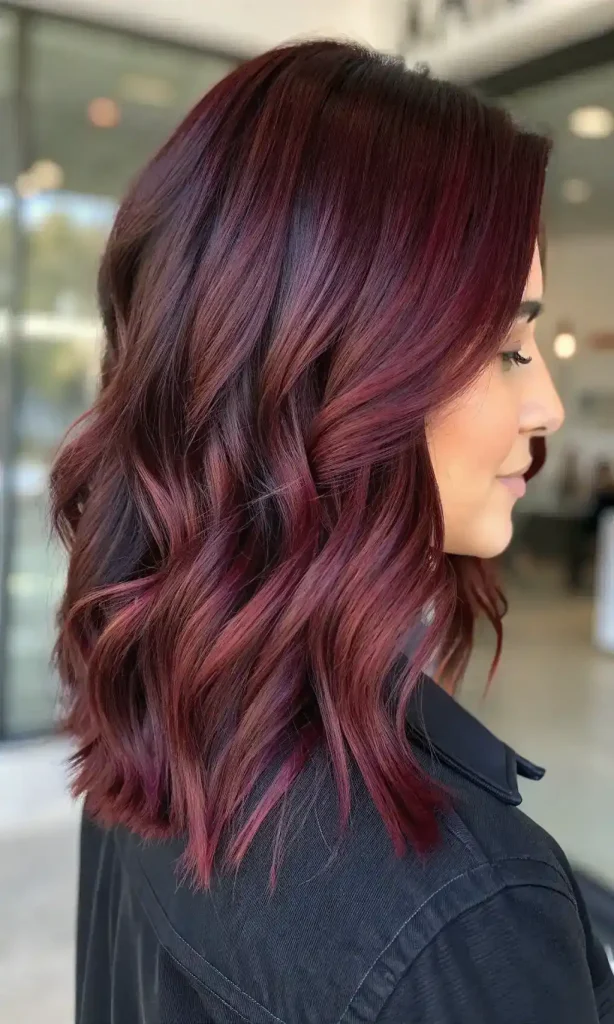 cherry brown hair with highlights (5)