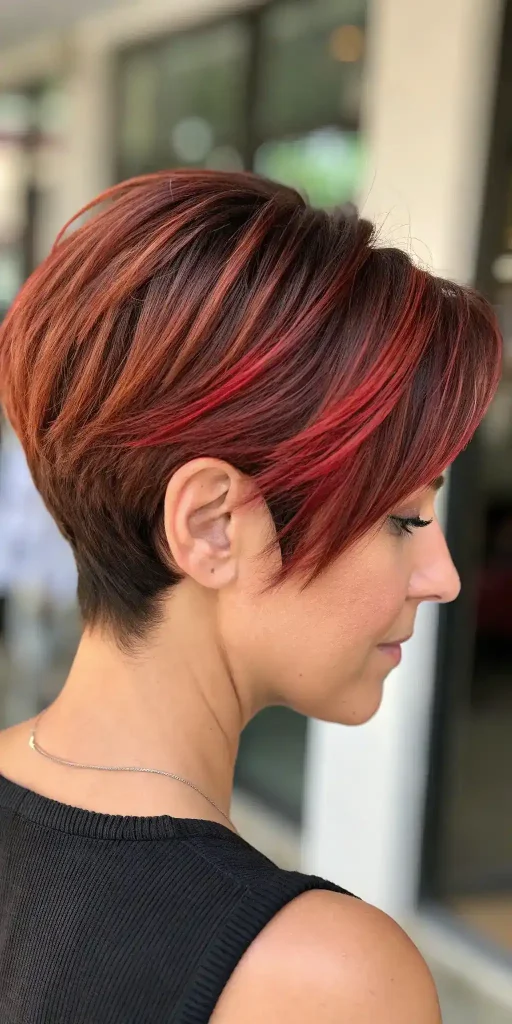 cherry brown hair with highlights (7)