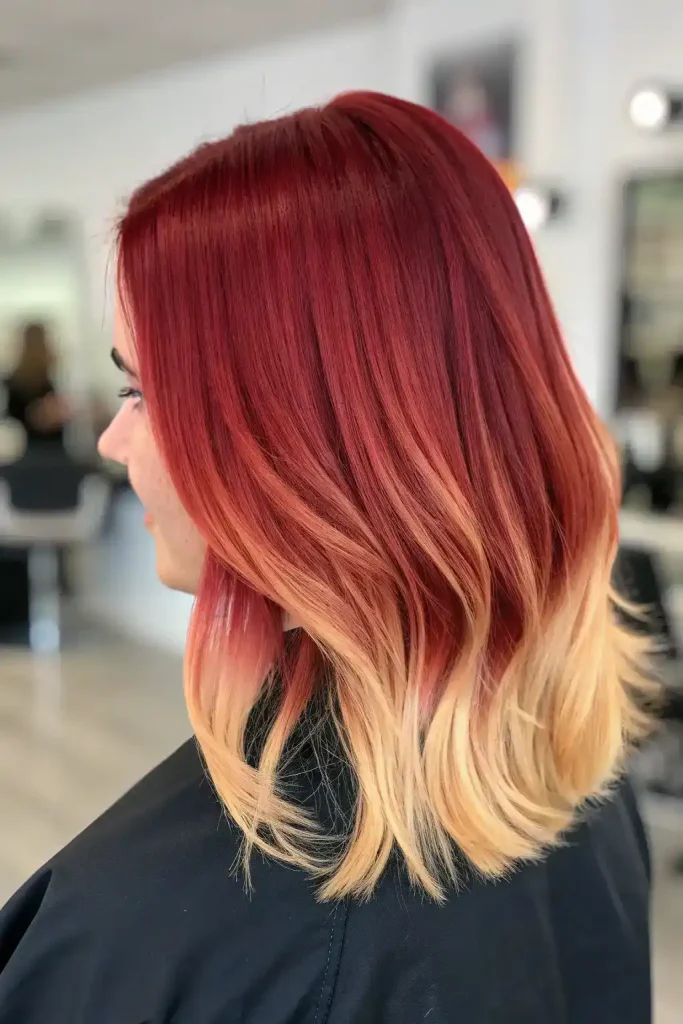 cherry brown hair with highlights (8)