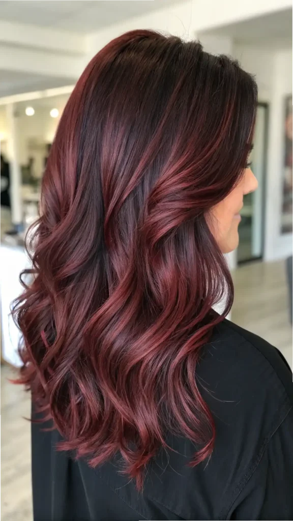 chocolate burgundy hair color (1)