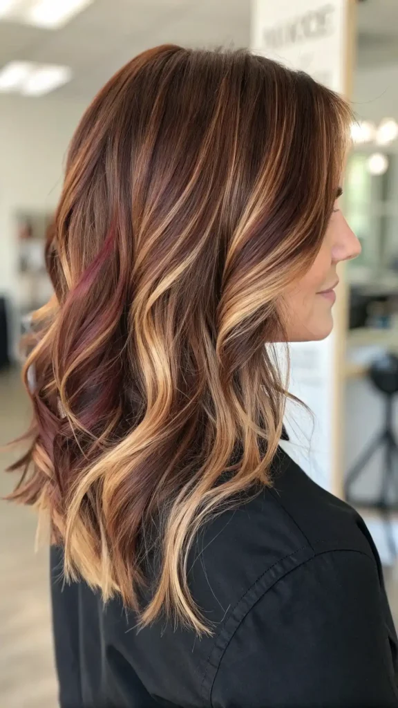 chocolate burgundy hair color (8)