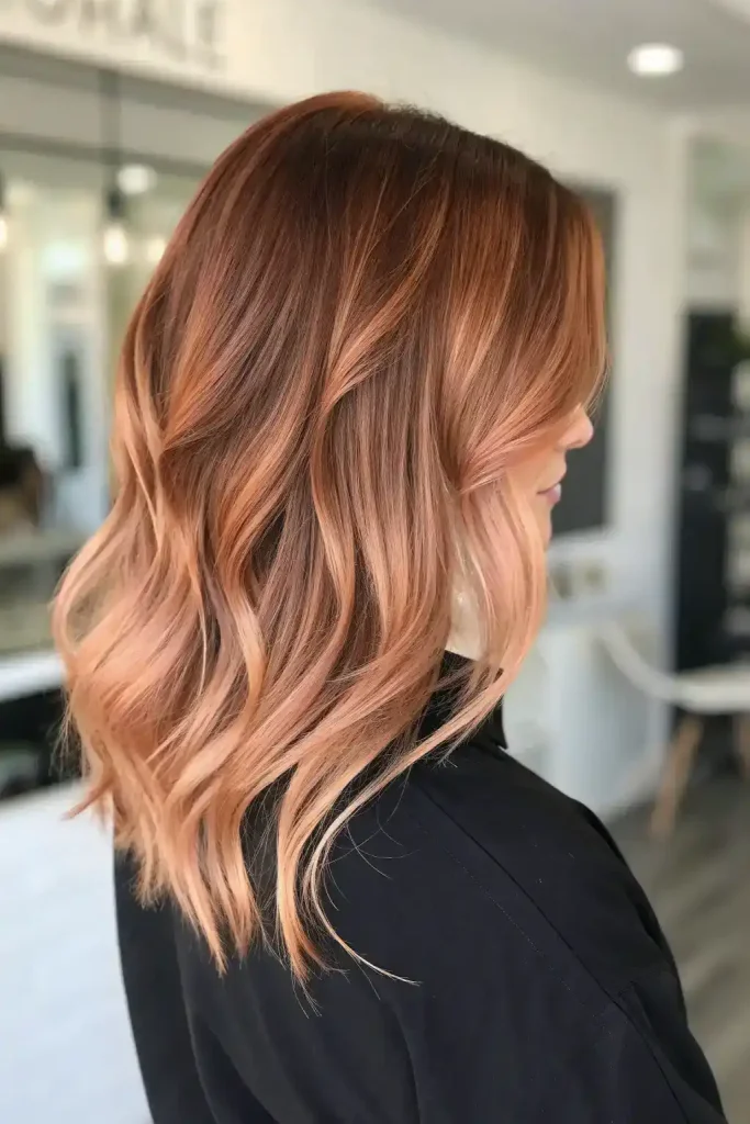 copper balayage on dark hair (5)